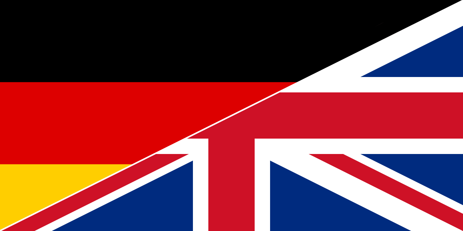 German/UK Flag